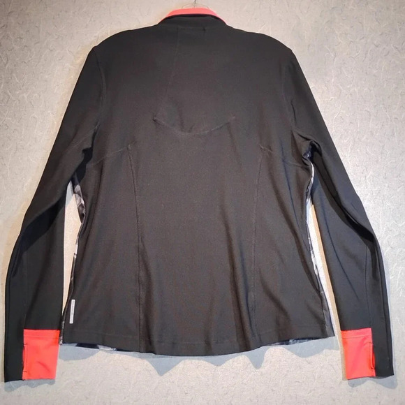Mondetta Black & White Camo Long Sleeve Stretch Athletic Jacket in Size XL - Picture 9 of 13